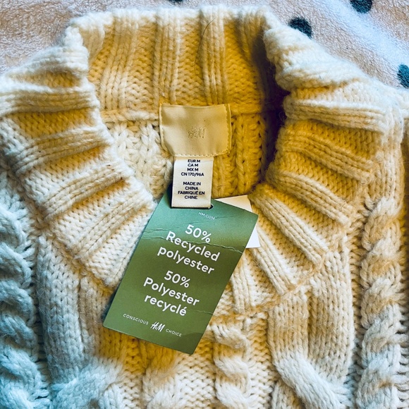 H&M Cable Knit Fringe Sweater - Picture 4 of 5